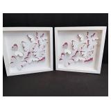 3D Butterfly Shadow Box Wall Art