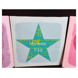 Inspirational Typography Wall Art Set