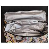 Tropical Palm Print Insulated Tote Bag