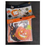 Fall Holiday Party Supply Bundle - Table Cover and Halloween Game