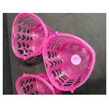 Pink Heart Pattern Hair Clip