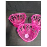 Pink Heart Pattern Hair Clip