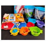 Kids Beach Bundle - Paw Patrol Towel, Swim Toys & Marvel Float