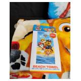 Kids Beach Bundle - Paw Patrol Towel, Swim Toys & Marvel Float