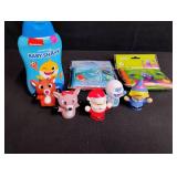 Baby Shark and Character Bath Toys Book Set