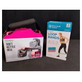 Home Workout Bundle - Kettle Bell and Resistance Bands Set