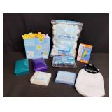 Personal Care Bundle with Cotton Balls and Bath Accessories
