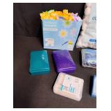 Personal Care Bundle with Cotton Balls and Bath Accessories