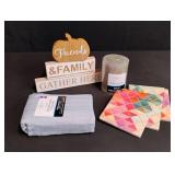 Home Decor Bundle - Friends & Family Sign with Accessories