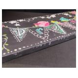 Whimsical Birds and Bunting Chalkboard Art