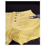New Universal Thread Yellow Denim Shorts