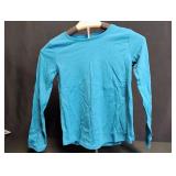 Wonder Nation Turquoise Long Sleeve T-Shirt Size M