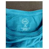 Wonder Nation Turquoise Long Sleeve T-Shirt Size M