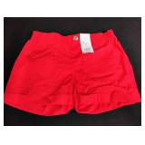 Red Athletic Running Shorts