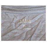 A.n.a White Cotton Flutter Sleeve Top XL