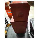 Rem/Pro Red Metal Tool Cabinet with Multiple Drawers