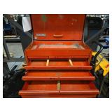 Rem/Pro Red Metal Tool Cabinet with Multiple Drawers
