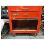 Rem/Pro Red Metal Tool Cabinet with Multiple Drawers