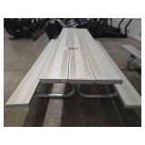 8ft Commercial Aluminum Picnic Table