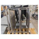 Industrial Steel Rolling Cart with Multiple Shelves