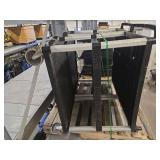 Industrial Rolling Cart with Double Compartments