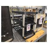 Industrial Rolling Cart with Multiple Shelves