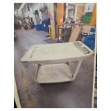 Industrial Rolling Cart with Multiple Shelves