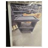 Industrial Rolling Cart with Multiple Shelves