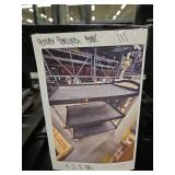 Industrial Rolling Cart with Multiple Shelves