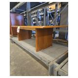 Mid-Century Modern Wooden Conference Table