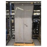 Industrial Metal Storage Cabinet with Shelves