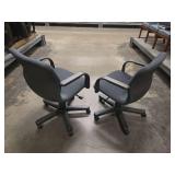 (2) Black Office Task Chair with Arms