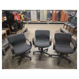 (3) Office Task Chairs Set