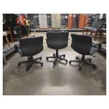 (3) Office Task Chairs Set
