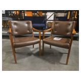 (2) Mid-Century Gunlocke Side Chairs