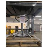 Modern Round Table Base with Steel Frame