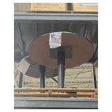 Industrial Round CafÃ© Tables with Metal Base