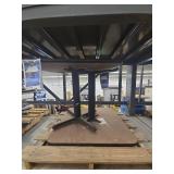 (2) Restaurant Tables with  Pedestal Base