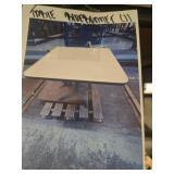 (2) Restaurant Style Tables