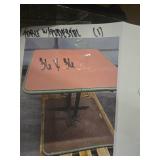 (2) Restaurant Style Tables