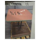 (2) Restaurant style tables