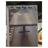 (2) Restaurant Style Tables