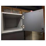 (2) Filing Cabinet with Side Coat Storage