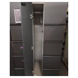 (2) Filing Cabinet with Side Coat Storage