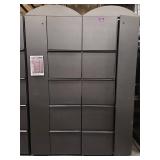 (2) Filing Cabinet with Side Coat Storage