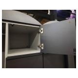(2) Filing Cabinet with Side Coat Storage
