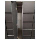 (2) Filing Cabinet with Side Coat Storage