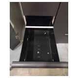 (2) Filing Cabinet with Side Coat Storage