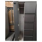 (2) Filing Cabinet with Side Coat Storage