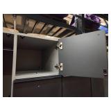(2) Filing Cabinet with Side Coat Storage
